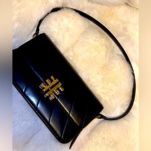 JW PEI Mira Bag Black - Gold Hardware - Shoulder Bag Clutch Pochette